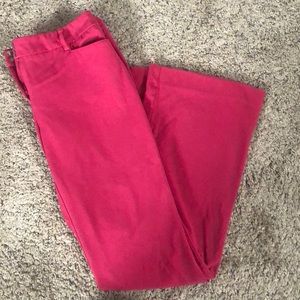 burgundy work pants